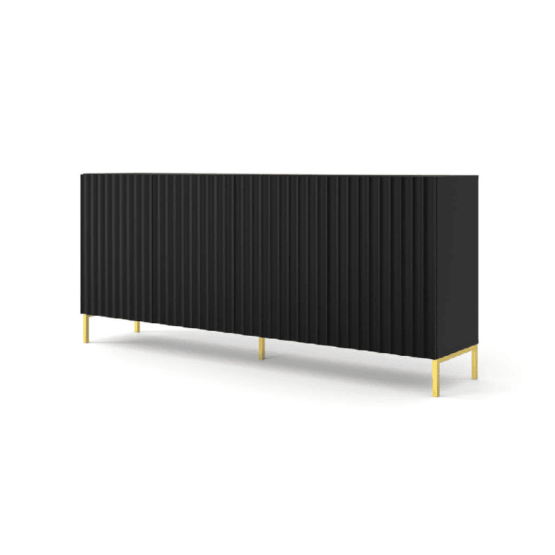 McFarlan 200cm Sideboard, Black