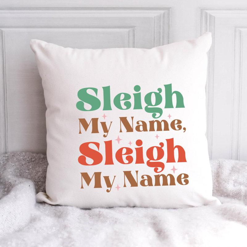 Coussin en polyester ChristmasFunny-04, 20 po x 20 po