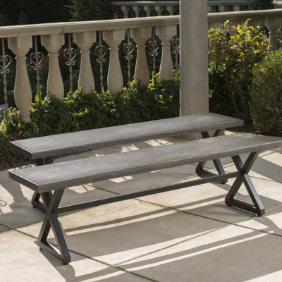 Lal Metal Outdoor Bench