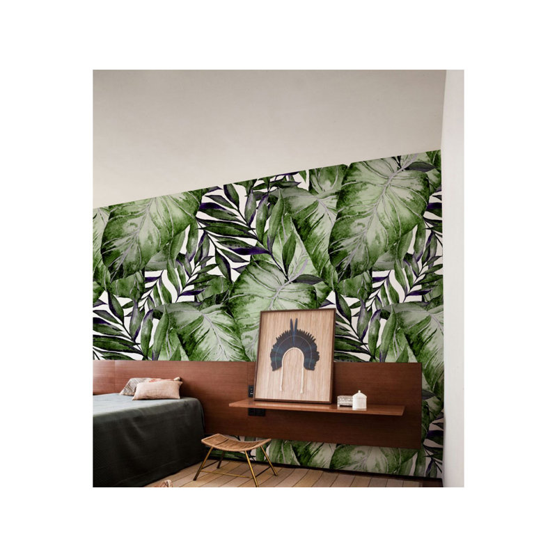 Roll Mural Kitchen Livingroom Bedroom - Monstera Leaf S, 360 x 250cm