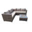 Airalynn Rattan Wicker 5 - Person Seating Group with Cushions-340376696-340376697