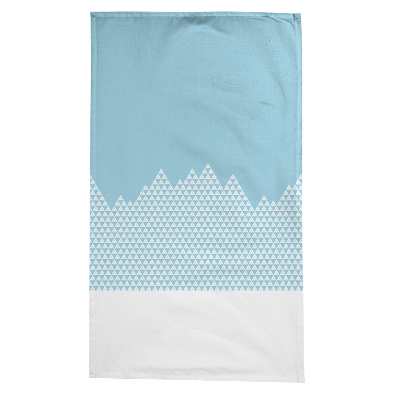Leffel Mountain Pattern Tablecloth, Teal