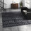 Tapis gris foncé / gris Sabio