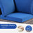 8 - Person Modular Patio Conversation Set with Cushions-77723500