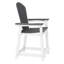 Tabouret de bar extérieur en PEHD Adirondack