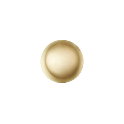 Utopia Alley Lyon Cabinet Ring Pull Knob - Decorative Cabinet Drop Pull Knobs For Cabinets And Drawers - Vintage Cabinet Hardware With Hand Finished Polished Gold - Metal Drawer Pull Knobs 0.87" (Set Of 25)