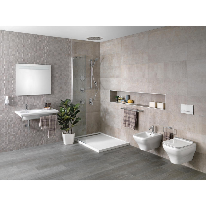 Urban-C 2 Double Wall Mounted Towel Bar, Chrome