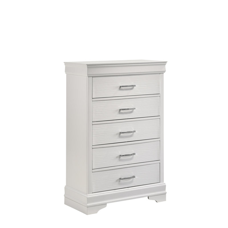 Gorgeous Modern Style Chest of Drawers, White