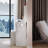 17" Round LED Mirror Vanity Table+Cushioned Stool, Equipped With 2 AC+2 USB Power Socket, Big Mirror, Touch Switch, 3 Colors, Adjustable Brightness, Large Desktop, Multi-Layer High Capacity Storage-493834757