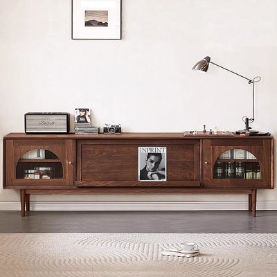 Meuble télé avec rangement Mid-Century