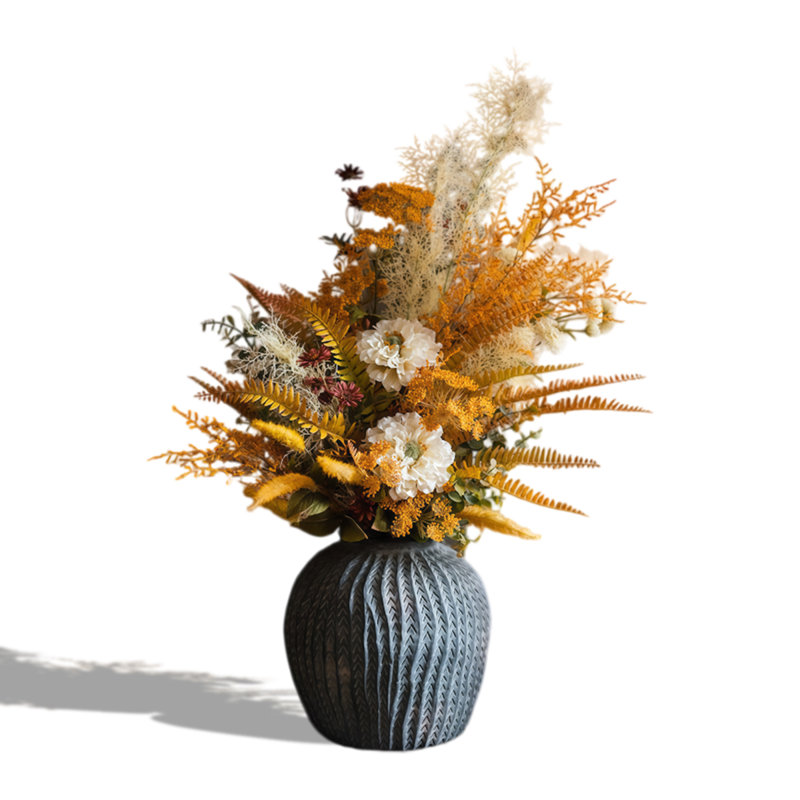 Bouquet de fleurs rétro imitation de style campagnard, article de décoration intérieure