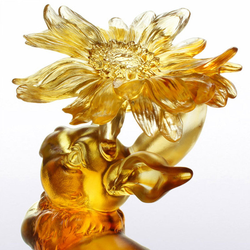 Luxury Gift Animals Figurines & Sculptures, Dark Amber/Link Amber