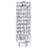 Marnell 5" Wide Chrome Wall Light for Bathrooms, 2-Light Sconce with E12 Bulb Base & Crystal Prisms – LED Compatible, BACL Certified