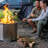 Round Wood Burning Smokeless Fire Pit