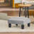 15.7'' Wide Square Footstool Upholstered Ottoman-266301437