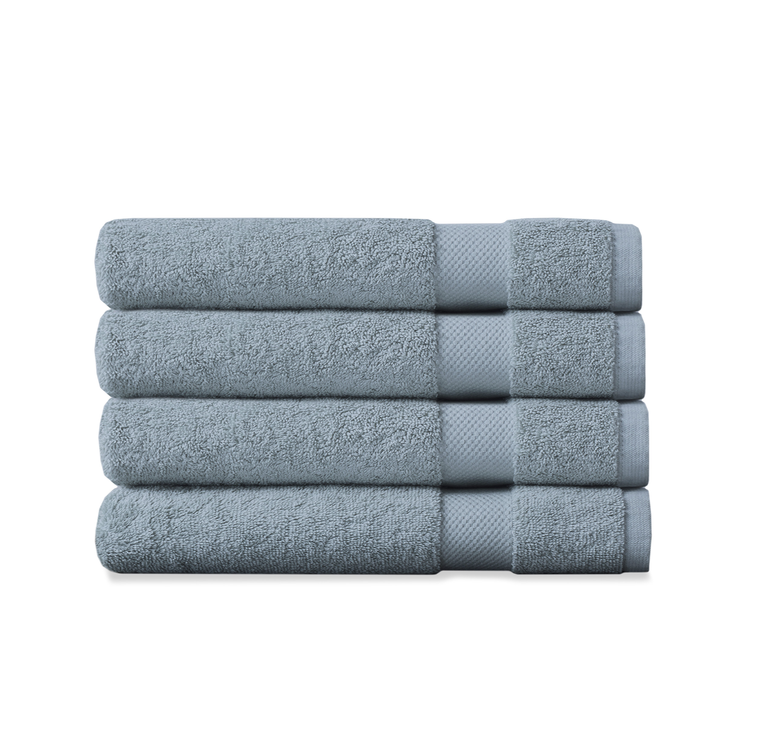 Luxury 100% Cotton Bath Sheet - Extra Large Size, Very Soft & Fluffy, Quick  Dry & Highly Absorbent, Gray - 33 x 70