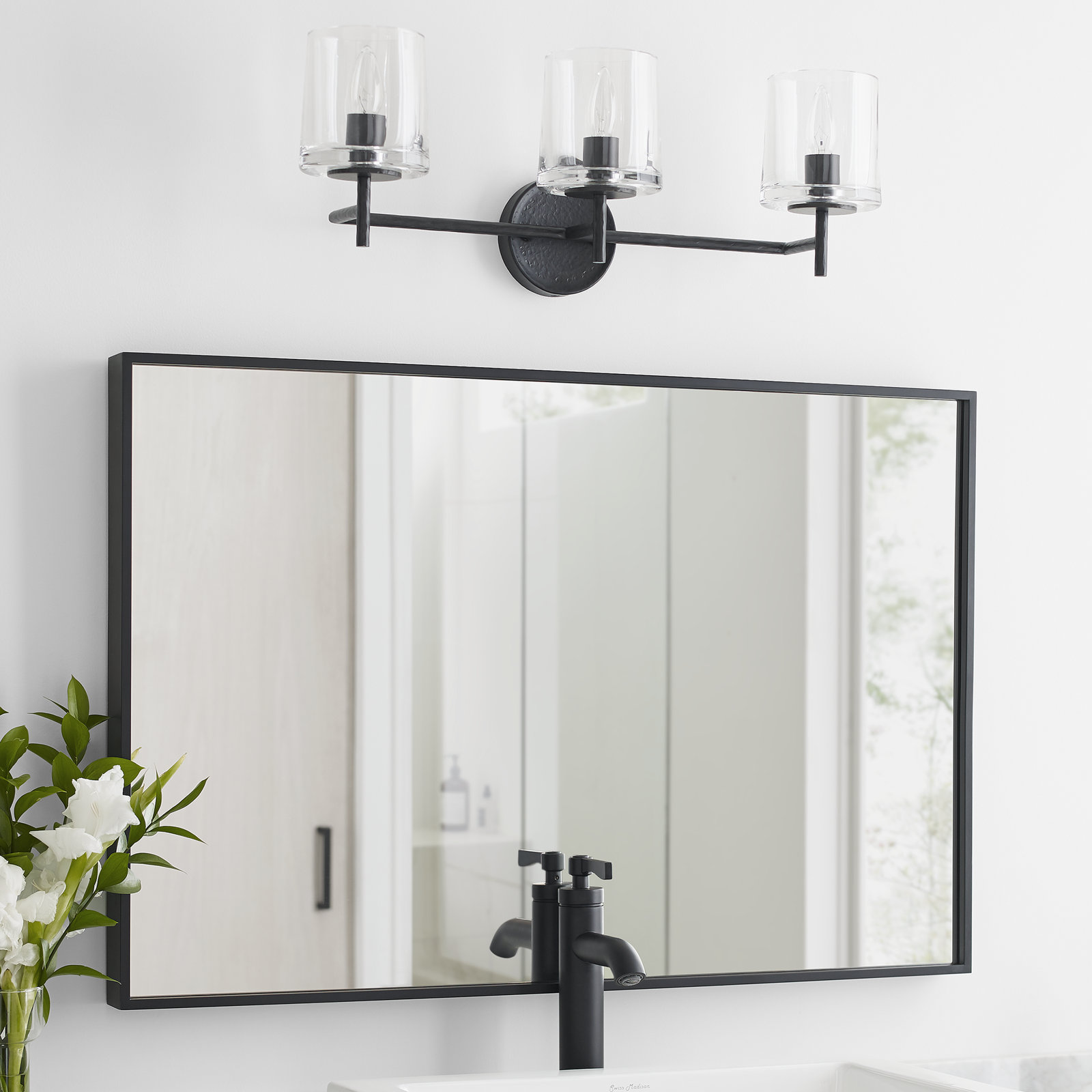 Marietta Dimmable Iron Vanity Light, 3