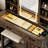 Polett Makeup Vanity With Sliding LED Mirror and Outlets-926818897