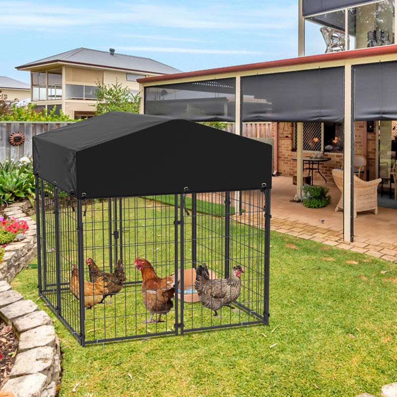 Rayne Pet Pen with Door, 134cm H x 120cm W x 127cm D