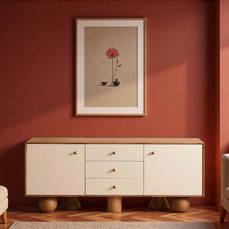 Buffet artistique et tendance, H 31,5 po x l 70,87 po x P 17,72 po