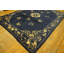 Tapis antique en laine noué à la main bleu ivoire beige crème blanc rectangulaire des années 1920