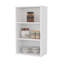 Armoire murale Chinle en mélamine avec rangement ouvert, noir-21524895-21524897