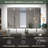 Sirard Frameless LED Lighted Bathroom Vanity Mirror Dimmable Anti Fog Wall Mirror-1666228305