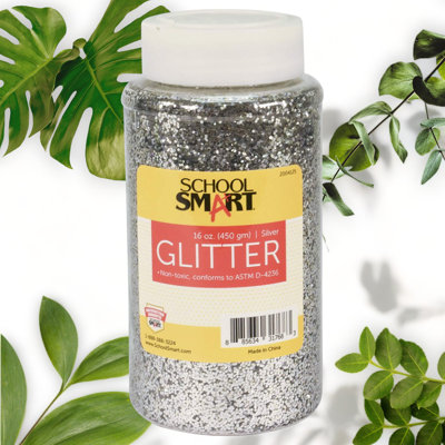 1 Pound Silver Glitter for Crafts and Decorations