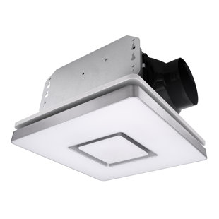 90 CFM, 1.5 Sones Exhaust Fan for Bathroom Lighting Energy Star Certified Ceiling Ventilation