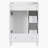 24-Inch Bathroom Vanity Cabinet with Ceramic Sink, 2 Drawers, 1 Door-1230392850