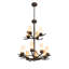 Rustic Lodge 12 - Light Chandelier