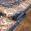 Blue Perth Traditional Rug – Durable Living Room Carpet, Bedroom Area Rug & Hallway Floor Runner-924639089