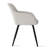 Modern Upholstered Dining Armchair with Channel Tufted Back-656215590