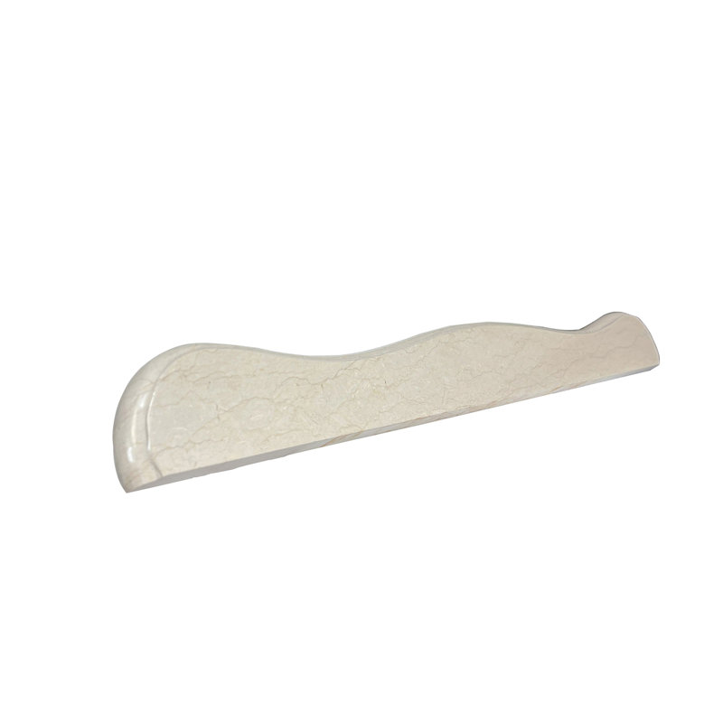 Dosseret en pierre 35 po pour meuble-lavabo de salle de bain, Marbre de couleur crème