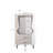 Sideboard Wooden Corner Bar Cabinet With 2 Open Storage Shelves And 2 Drawers, Mirrored Back Cabinet, High Feet/Legs For Easy Cleaning, Buffet Cabinet-1141796520