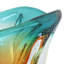 Bol décoratif en verre Kaleem en vert / jaune / transparent