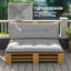 Coussins de palette 2 places pour l'extérieur 2,9 po-130205176