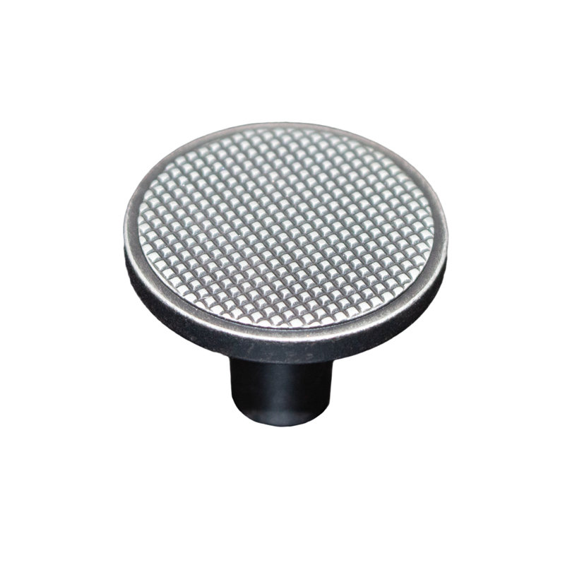 Circle Knob, Black/Silver