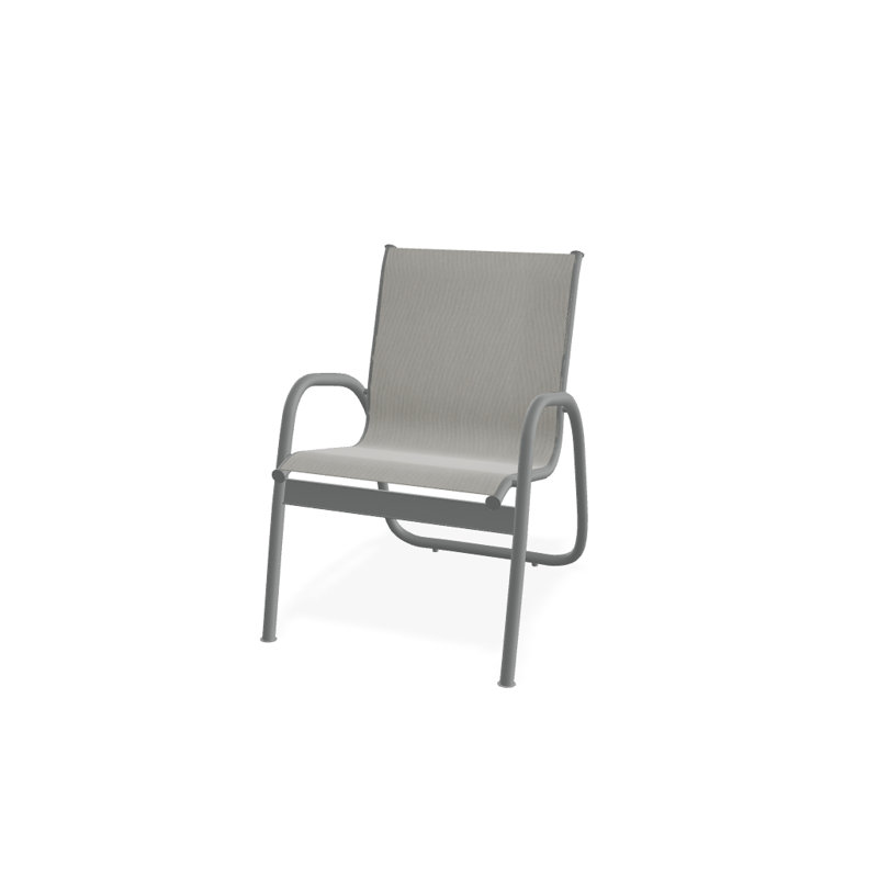 Fauteuil de patio Gardenella, Graphite texturé, Huître Augustine