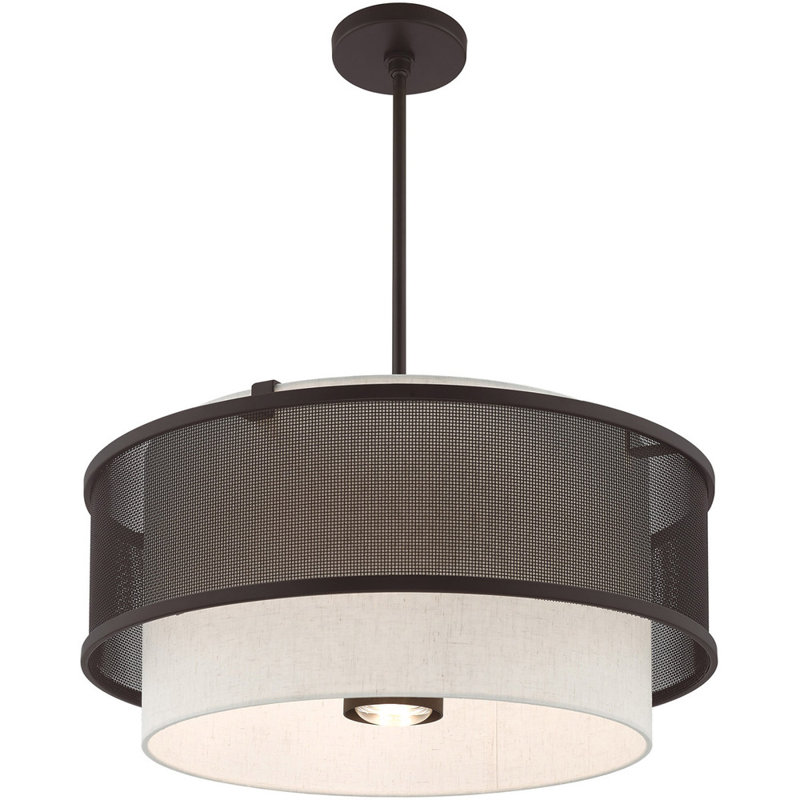 Lustre tambour 4 lumières Nedra