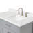Abbate 42" Single Bathroom Vanity with White Quartz Top-85363987