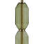 Lampe de table à facettes en verre vert - voir ci-dessous