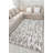 Beige Gray Themed Abstract Patterned Creative Modern Decorative Carpet-860418476