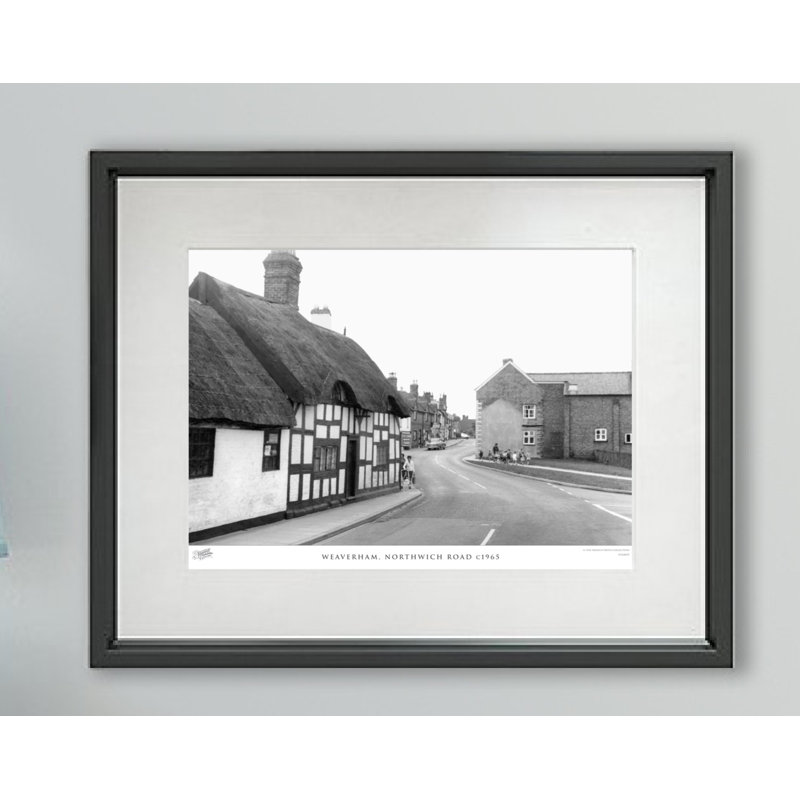 Weaverham, Northwich Road C1965 - Single Picture Frame Print, 45cm H x 60cm W x 2.3cm D