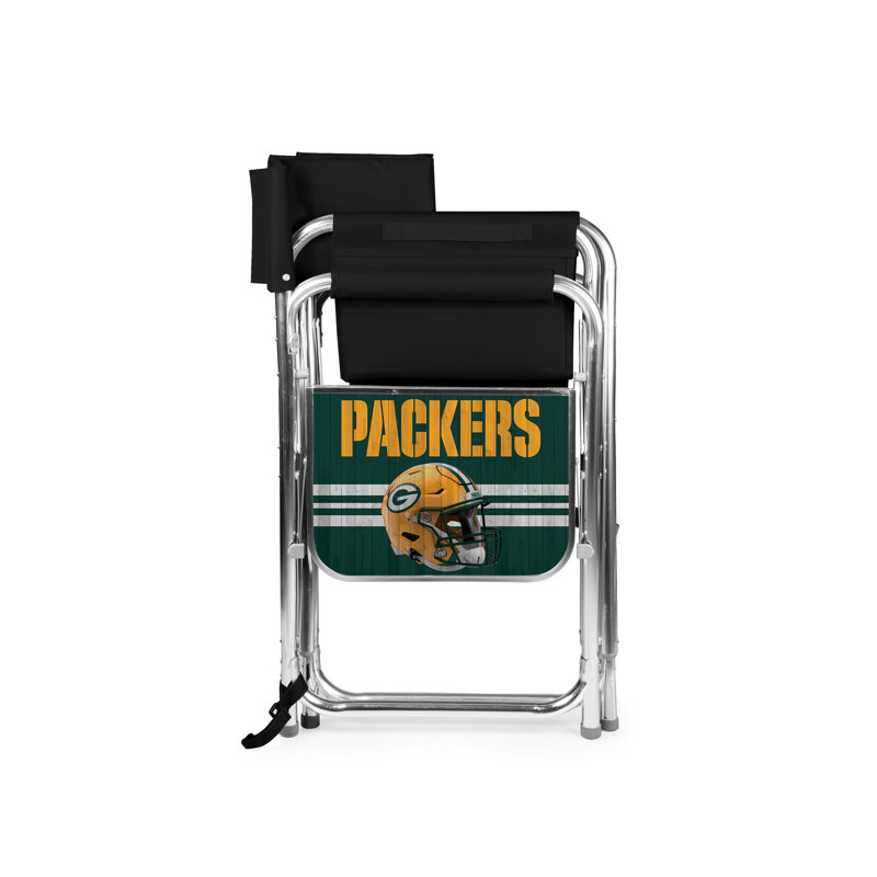 Folding Director Chair, Blue, Green Bay Packers