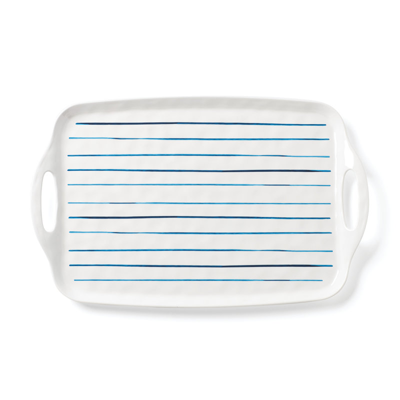 Blue Bay Melamine Handled Platter