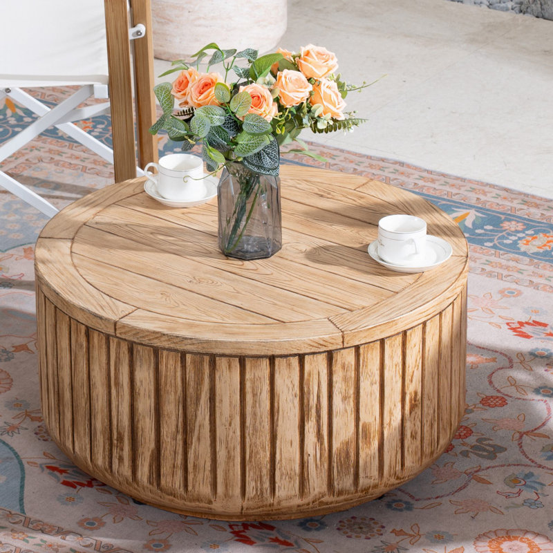 Round Patio Coffee Table