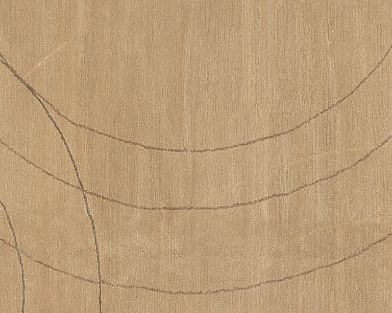 Cirque Abstract Area Rug in Beige/Neutral, Rectangle 2' x 3'