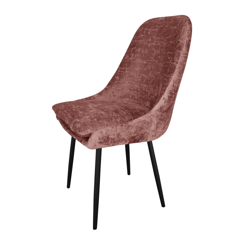 Misty 48cm H Upholstered Side Chair, Pink