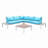 4 - Person Patio Conversation Set with Cushions